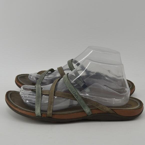 Chacos Cordova Womens Size 10 Leather Strappy Sandals Brown - Picture 12 of 14